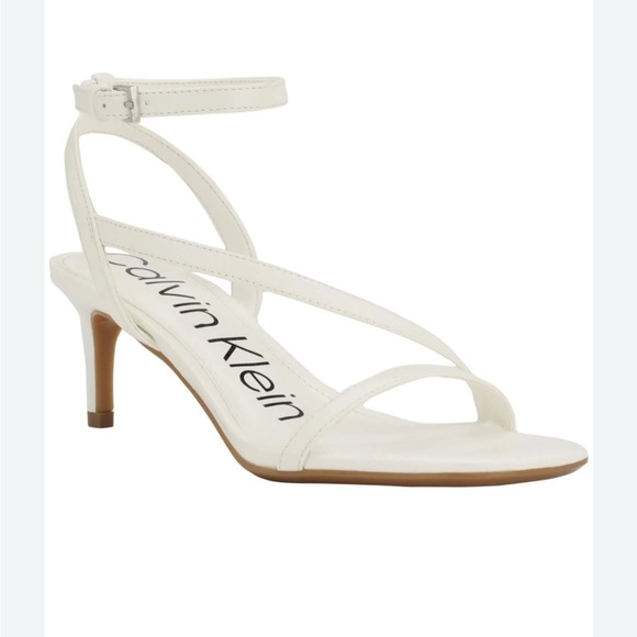 Calvin klein kitten heeled sandals, size 10. - Picture 7 of 8